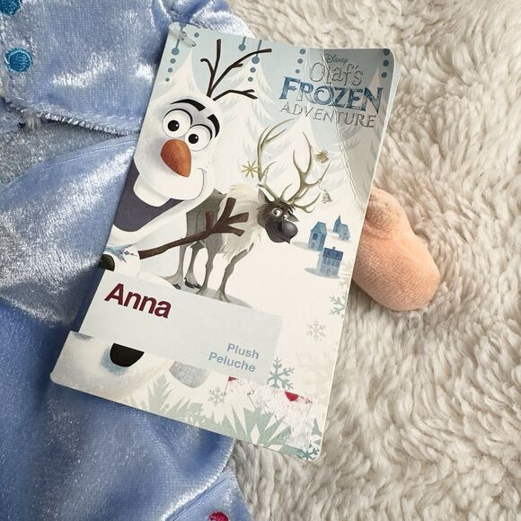 Disney Olafs Frozen Adventure Anna 18” Plush Doll Toy Blue Dress - Picture 2 of 8